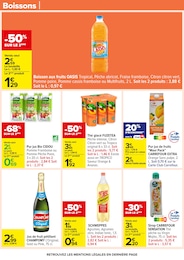 Prix et réduction Oasis dans le prospectus Carrefour en cours Offre Oasis dans le catalogue Carrefour du moment à la page 58