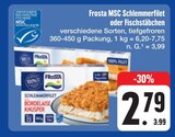 MSC Schlemmerfilet oder Fischstäbchen Angebote von Frosta bei E center Bayreuth für 2,79 €