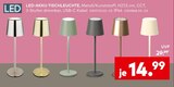 LED-Akku-Tischleuchte im aktuellen porta Möbel Prospekt