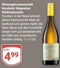Wegweiser Weißweincuvée von Winzergenossenschaft Herxheim für 4,99 € bei GLOBUS im Angebot Wegweiser Weißweincuvée von Winzergenossenschaft Herxheim im aktuellen GLOBUS Prospekt
