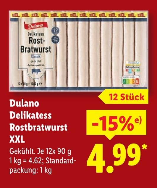 Delikatess Rostbratwurst XXL