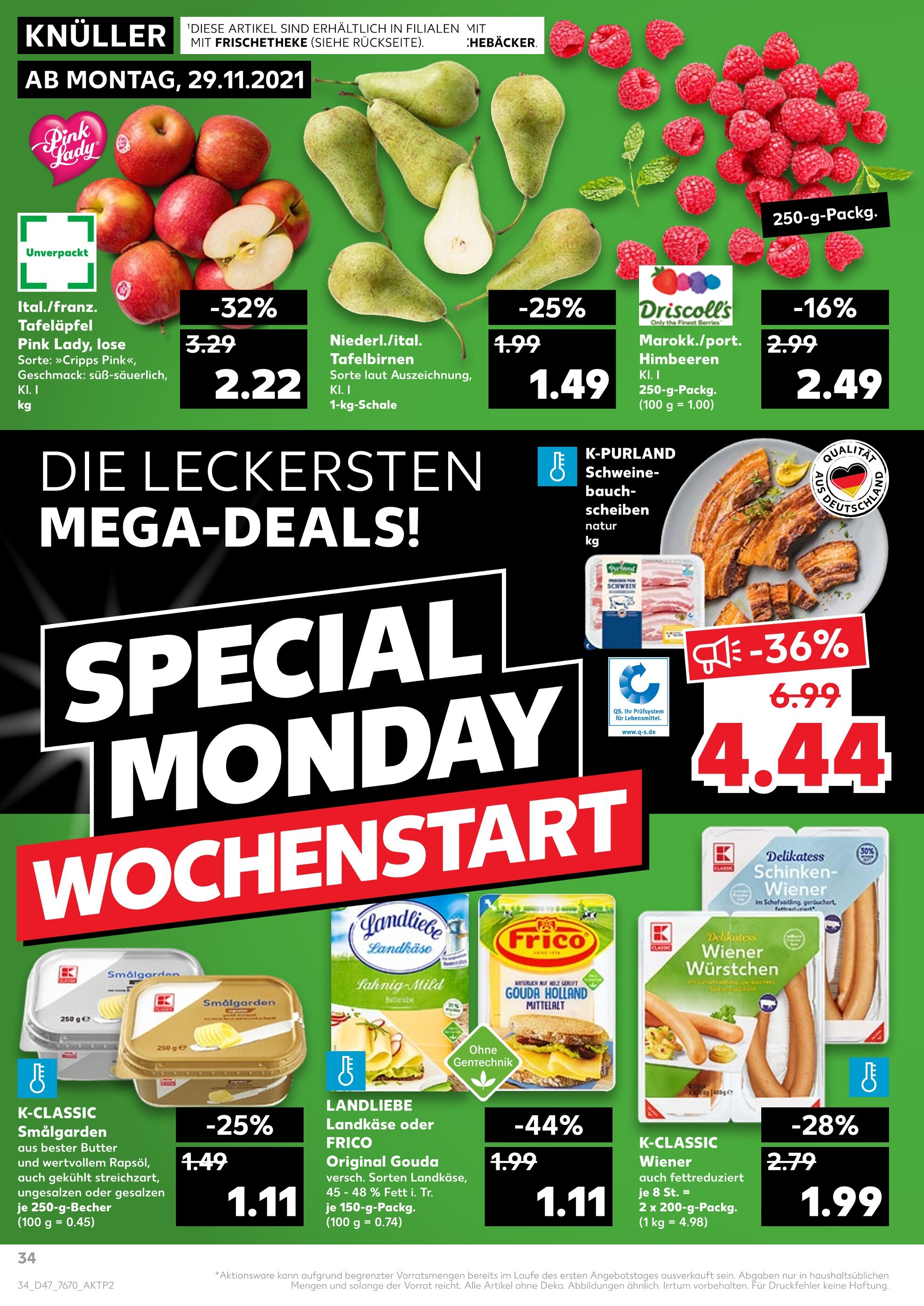 Kaufland Prospekt für Bad Homburg mit 48 Seiten Kaufland Prospekt für Bad Homburg: "KNÜLLER", 48 Seiten, 29.11.2021 - 01.12.2021