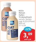 Reloat Hafer-Trinkmahlzeit im budni Prospekt Reloat Hafer-Trinkmahlzeit von Kölln im aktuellen budni Prospekt für 3,09 €