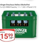 Brauhause Helles Alkoholfrei Angebote von Erdinger bei GLOBUS Herne für 15,99 €
