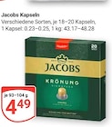 Kapseln im Angebot bei GLOBUS in Castrop-Rauxel Kapseln Angebote von Jacobs bei GLOBUS Castrop-Rauxel für 4,49 €