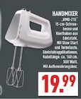 Handmixer HMD-215 Angebote bei Marktkauf Castrop-Rauxel für 19,99 €