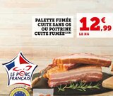 Palette fumée cuite sans os à U Express dans Plougasnou