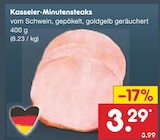 Aktuelles Kasseler-Minutensteaks Angebot bei Netto Marken-Discount in Reutlingen ab 3,29 €
