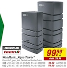 toom Baumarkt Wakendorf - Wandtank „Aqua Tower“ 350 l Angebot im Prospekt Wandtank „Aqua Tower“ 350 l bei toom Baumarkt im Wakendorf Prospekt für 99,99 €