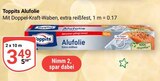 Alufolie im Angebot bei GLOBUS in Rostock Alufolie Angebote von Toppits bei GLOBUS Rostock für 3,49 €