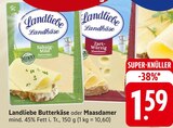 Aktuelles Butterkäse oder Maasdamer Angebot bei EDEKA in Pforzheim ab 1,59 €