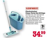 Flachwischer Clean Twist Set M Ergo im Angebot bei E center in Heidelberg Flachwischer Clean Twist Set M Ergo Angebote von Leifheit bei E center Heidelberg für 34,99 €