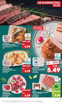 Hackfleisch im Kaufland Prospekt "Aktuelle Angebote" mit 56 Seiten (Saarbrücken)