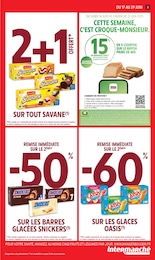 Prix et réduction Oasis dans le prospectus Intermarché en cours Offre Oasis dans le catalogue Intermarché du moment à la page 3
