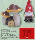 Figurine de jardin - Home Creation en promo chez Aldi Lyon à 7,99 €