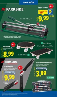 Promotion Quincaillerie dans le prospectus Lidl, valable du 17/07/2025 au 23/07/2025 Promo Quincaillerie dans le catalogue Lidl du moment à la page 63
