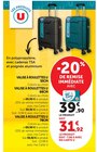 Valise à roulettes 55 cm - U en promo chez U Express Le Havre à 31,92 €