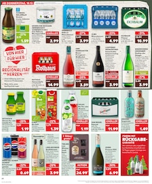 Mineralwasser im Kaufland Prospekt "KNÜLLER" mit 40 Seiten (Mannheim)