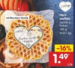 Herzwaffeln Vanille o. Kakao Angebote bei Netto Marken-Discount Köln für 1,49 €