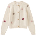Mädchen Strickjacke mit Blumen-Stickerei im Ernstings family Prospekt Mädchen Strickjacke mit Blumen-Stickerei von im aktuellen Ernstings family Prospekt für 19,99 €