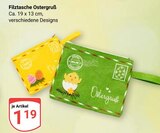 Filztasche Ostergruß Angebote bei GLOBUS Trier für 1,19 €