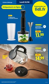 Promos Bouilloire dans le catalogue "L'ÉTÉ IMBATTABLE" de Lidl Bouilloire en promo dans le catalogue Lidl à la page 57