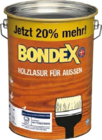 Holzlasur für außen im Angebot bei Globus-Baumarkt in Speyer Holzlasur für außen Angebote von Bondex bei Globus-Baumarkt Speyer für 6,25 €