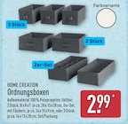 Ordnungsboxen von HOME CREATION im aktuellen ALDI Nord Prospekt