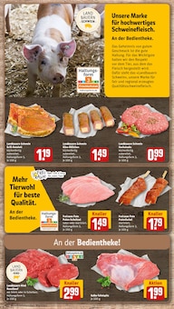 Rindfleisch im REWE Prospekt "Dein Markt" mit 34 Seiten (Reutlingen)