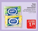 Feuchte Toilettentücher Sanft & Sensitive Angebote von Tempo bei Marktkauf Erlangen für 1,39 €
