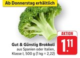 Brokkoli im Angebot bei EDEKA in Ulm Brokkoli Angebote von Gut & Günstig bei EDEKA Ulm für 1,11 €