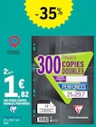 300 Pages Copies Doubles Perforées - Clairefontaine dans le catalogue E.Leclerc