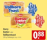 Aktuelle Butter Angebote bei famila Nordost in Lübeck Aktuelles Harry Butter- oder Vollkorntoast Angebot bei famila Nordost in Lübeck ab 0,88 €