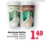 Kaffee Angebote von Starbucks bei E center Heidelberg für 1,49 €