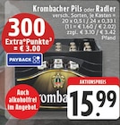 Aktuelle Krombacher Angebote bei EDEKA in Marl Aktuelles Pils oder Radler Angebot bei EDEKA in Marl ab 15,99 €