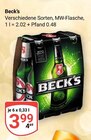 Beck's Angebote von Beck's bei GLOBUS Rüsselsheim für 3,99 €