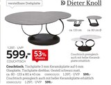 Couchtisch Angebote von Dieter Knoll bei XXXLutz Möbelhäuser Schwäbisch Hall für 599,00 €