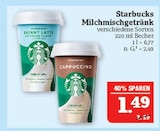 Milchmischgetränk im Angebot bei Marktkauf in Coburg Milchmischgetränk Angebote von Starbucks bei Marktkauf Coburg für 1,49 €