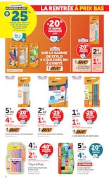 Prix et réduction Surligneur dans le prospectus Super U en cours Offre Surligneur dans le catalogue Super U du moment à la page 8
