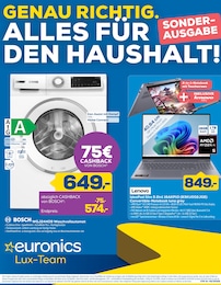 EURONICS Prospekt für Zerbst mit 4 Seiten EURONICS Prospekt für Zerbst: "GENAU RICHTIG. ALLES FÜR DEN HAUSHALT!", 4 Seiten, 02.10.2026 - 09.10.2026