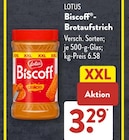 Biscoff-Brotaufstrich von Lotus im aktuellen ALDI SÜD Prospekt