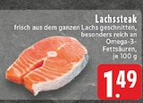 Lachssteak bei EDEKA im Neuhäusel Prospekt für 1,49 €