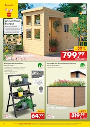 Netto Marken-Discount Gartenhaus im Prospekt 