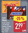 Minis Twix im Angebot bei ALDI Nord in Potsdam Minis Twix Angebote von Mars bei ALDI Nord Potsdam für 2,99 €