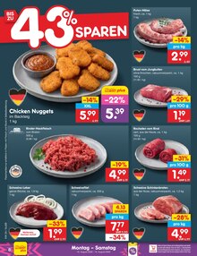 Hackfleisch im aktuellen Netto Marken-Discount Prospekt (Chemnitz) Hackfleisch im Netto Marken-Discount Prospekt "Aktuelle Angebote" mit 63 Seiten (Chemnitz)