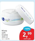 soft Creme im Angebot bei budni in Norderstedt soft Creme Angebote von Nivea bei budni Norderstedt für 2,99 €