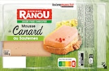 Mousse de Canard au Sauternes - Monique Ranou en promo chez Intermarché Super Mousse de Canard au Sauternes - Monique Ranou dans le catalogue Intermarché Super