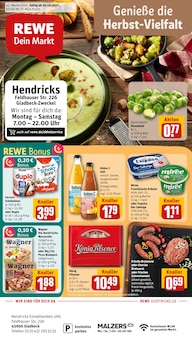REWE Gladbeck Prospekt der aktuellen Woche, gültig von 20.10.2025 bis 25.10.2025 Aktueller REWE Gladbeck Prospekt "Dein Markt" mit 35 Seiten