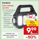 Solar-Arbeits-Leuchte im Angebot bei Netto Marken-Discount in Krefeld Solar-Arbeits-Leuchte Angebote von EASTYMAXX bei Netto Marken-Discount Krefeld für 9,99 €