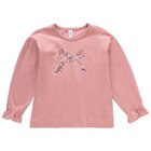Mädchen Langarmshirt mit Schleifen-Print im aktuellen Ernstings family Prospekt für 8,99 €